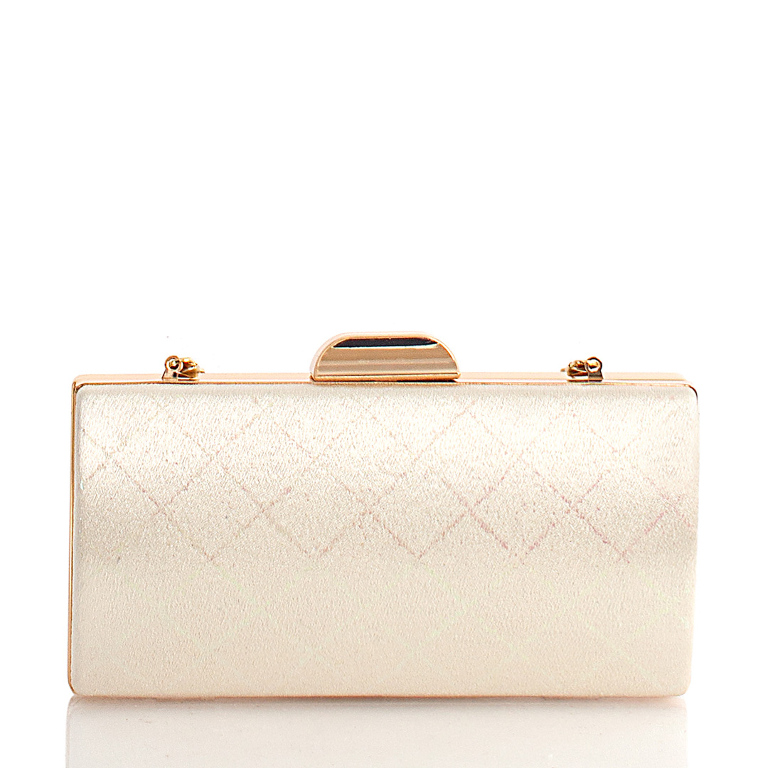 Τσάντα φάκελος clutch gold - Image 3