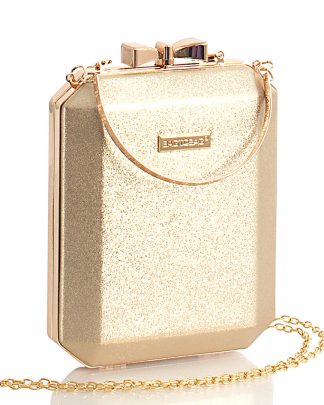 Τσάντα φάκελος clutch Gold