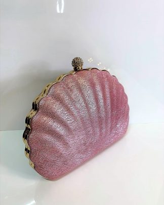 Τσάντα φάκελος clutch rose