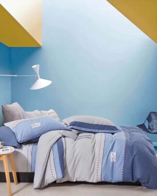 WF Home Σετ Παπλωματοθήκη 5 τεμαχίων Υπέρδιπλη 220x240