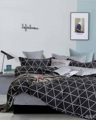 WF Home Σετ Παπλωματοθήκη 5 τεμαχίων Υπέρδιπλη 220x240