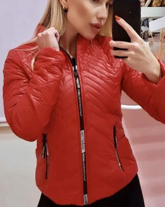 Spring red coat
