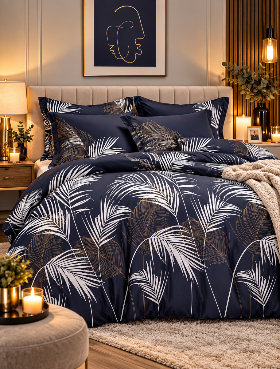 WF Home Σετ Παπλωματοθήκη 5 τεμαχίων Υπέρδιπλη 220x240